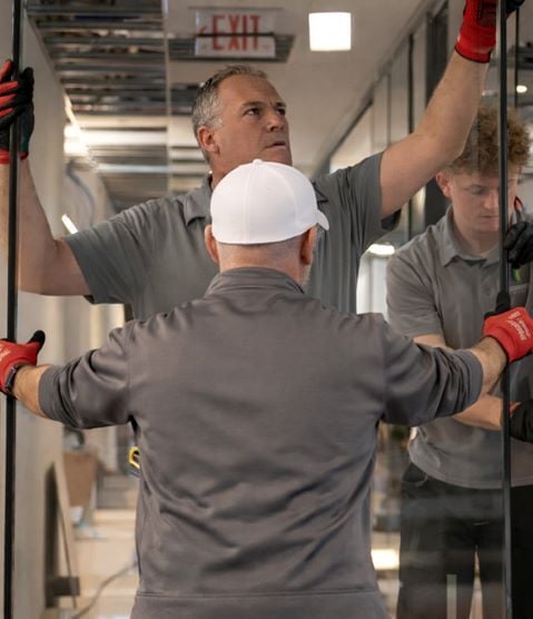 architectural wall installation 2