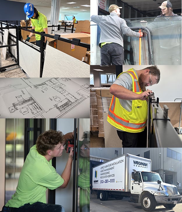 team member collage image