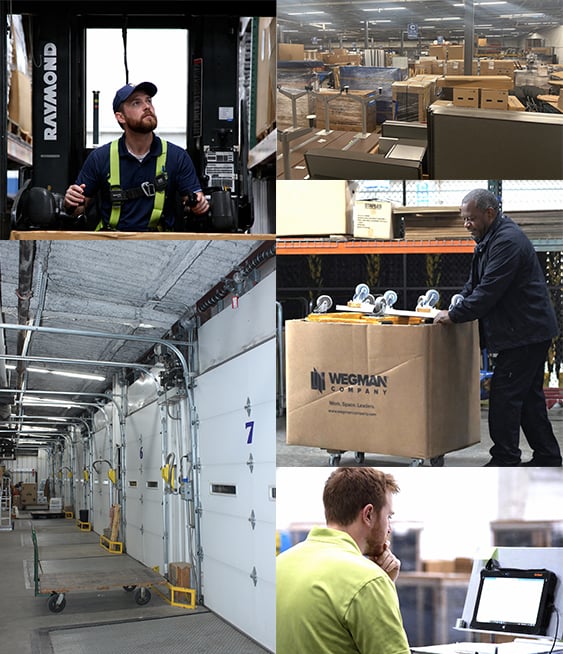 warehouse team members